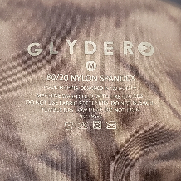 Glyder leggings/Yoga pants, Brown/Mushroom tie dye, Size M - Picture 6 of 9